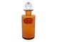 Holmegaard Palet, karamelfarvet eddikeflaske med prop.Designet af Michael Bang i ...