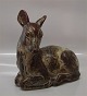 Royal Copenhagen Art Pottery RC 20506 fawn Knud Kyhn 23 x 25 cm