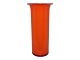 Holmegaard, rød Regnbue vase.Designet af Michael Bang i 1973.Højde 17,1 cm.Perfekt ...