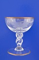 Vinservice fra 
Lyngby, Måge 
glas med guld.
Måge 
likørglas, 
højde 8 cm. 
diameter 6,7 
cm.  
Fin ...