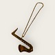 Georg Jensen, 
Jule ornament, 
1996, Forgyldt 
saxofon 
*Perfekt stand*