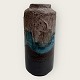 Made in GDR 
(Østtyskland) 
Retro vase, med 
brun og blå 
glasur, 21cm 
høj, 9cm i 
diameter *Pæn 
stand*