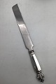 Georg Jensen 
Sterling Silver 
Acanthus Bread 
Knife No. 197B 
Measures 31 cm 
(12.20 inch)