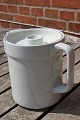Blåkant fajance porcelæn, kaffekander med låg 1 liter