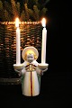 Aluminia jule 
prinsesse i 
fajance med 
plads til 2 små 
julestearinlys.
Er i hel og 
fin stand. H: 
...