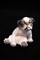 Charmerende 
lille Dahl 
Jensen 
porcelænsfigur 
af Pekingesere 
hundehvalp.
Dekorationsnummer 
: ...