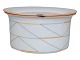 Bing & Grøndahl 
kunstporcelæn, 
skål med låg 
dekoreret med 
striber.
Designet af 
Bodil ...