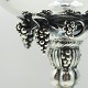 Georg Jensen; Large bowl in sterling silver, decorated with grapes.Designed by Georg Jensen in ...