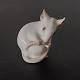 Porcelænsfigur af lille hvid mus fra Bing & Grøndahl. Designet af Dahl Jensen. Fremstår I god ...