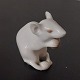 DEFEKT Figur I 
porcelæn af 
hvid mus, der 
spiser nød fra 
Royal 
Copenhagen. 
Fremstillet 
mellem ...