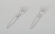 Georg Jensen 
Cactus. Two 
cake forks in 
sterling 
silver.
Stamped with 
1933-1944 
hallmark and 
...