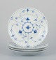 Bing & Grøndahl 
Blue Fluted. A 
set of four 
dinner plates 
in porcelain.
Model: 25
Approximately 
...