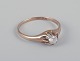 Danish 
goldsmith. 
Classic gold 
ring with a 
semi-precious 
...