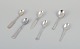 Georg Jensen, 
Cohr, and other 
Danish 
silversmiths.
Five coffee 
spoons and a 
marmalade spoon 
in ...