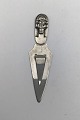 Peru Sterling 
Sølv Bogmærke 
(Aztec kriger) 
Måler 7 cm 
(2.75 inch)