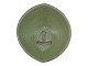 Hjorth keramik, 
unika oval grøn 
skål med Tors 
Hammer.
Måler 16,5 x 
13,7 cm.
Perfekt stand 
...