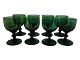 Holmegaard
Small green white wine glass from 1900-1930