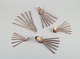 Sigvard Bernadotte "Scanline" brass flatware.
Six-person dinnerware set. 30 pieces in total.