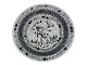 Bjorn Wiinblad art pottery
Black Winter plate 21.5 cm.