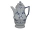 Blue Fluted PlainAntique coffeepot from 1800