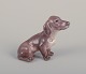 Dahl Jensen, 
porcelænsfigur 
af stående 
gravhund.
Model 1131.
Ca. 1930.
Stemplet.
Første ...