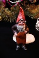 Fine, old painted terracotta Santa with fine patina. 
Height: 16.5cm.