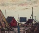 Peder Brøndum 
Sørensen 
(1931-2003), 
Danish painter, 
oil ...