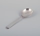 Georg Jensen Pyramid serving spoon in sterling silver.After 1945 hallmark.In excellent ...