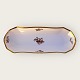Royal 
Copenhagen, 
Brun rose, 
Rouladefad 
#688/ 9442, 
37cm lang, 14cm 
dyb, 
1.sortering, 
Design ...