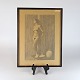 Glasindrammet 
tegning med 
nøgen kvinde. 
Dateret 1945
Kunstner 
Gudmund ...