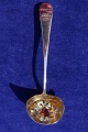 Danish silver flatware, Sprinkle spoon with gilt bowl by Hans Holm, Denmark