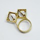 Bent Knudsen; 
Ring of 18k 
gold, no. 260