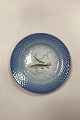 Bing og 
Grøndahl Blå 
Tone 
Fisketallerken 
Motiv 4 Gedde 
No. 716
Måler 24,5 cm 
/ 9.65 in.