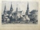 Stefan Viggo 
Pedersen 
(1891-1965):
Frederiksborg 
Slot 1923.
Radering på 
papir.
Signeret i ...