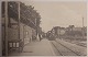 Postkort: Tog ved Fruens Bøge, Odense i 1908
