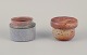 European studio 
potter. 
Two unique 
ceramic jars, 
one ...