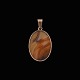Erling Bøye 
Rasmussen - 
Denmark. 14k 
Gold Pendant 
with Moss 
Agate.
Designed and 
crafted by ...