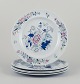 Copeland/Spode, 
England. 
Fem 
middagstallerkner 
i fajance. 
Dekoreret med 
blomster og ...