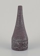 Elsi Bourelius 
(1909-2001), 
Swedish 
ceramicist.
Ceramic vase. 
Unglazed with a 
geometric ...