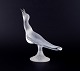 René Lalique, Frankrig.
Stor kunstglasskulptur af fugl i klart glas.