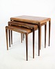 Indskudsborde 
designet af 
Johannes 
Andersen og 
fremstillet i 
palisander med 
ekstraordinære 
...