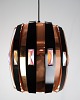 Ceiling lamp - Copper - decorated with crystals - Werner Schou- Coronell Elektro 
Denmark - 1970
Great condition
