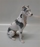 Bing & Grøndahl 
 2038 Great 
Dane  24 cm 
Design Lauritz 
Jensen I fin og 
hel stand. 
Harlekin ...