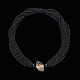 Richard Aaboe - 
Denmark. 
Sterling Silver 
Necklace with 
14k Gold and 
Diamond.
Designed and 
...