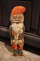 Gammel julemand stof dukke fuldt med halm fra begyndelsen af 1900 tallet...