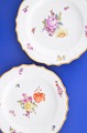 Royal Copenhagen Saxon flower Cake plates 1625