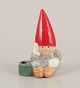 Lisa Larson for 
Gustavsberg. 
Lysestage. 
Siddende nisse.
Sent 
1900-tallet.
I perfekt ...
