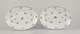 Meissen, 
Germany. Two 
oval serving 
platters in ...