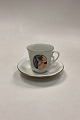 Bing og 
Grøndahl Carl 
Larsson 
Kaffekop og 
underkop No. 
4503/305 Motiv 
3
Måler 7 cm H x 
7,2 cm ...