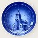 Christmas 
church plate, 
1975, Skt Knud 
church, 20 cm 
in diameter, 
Baco *Perfect 
condition*